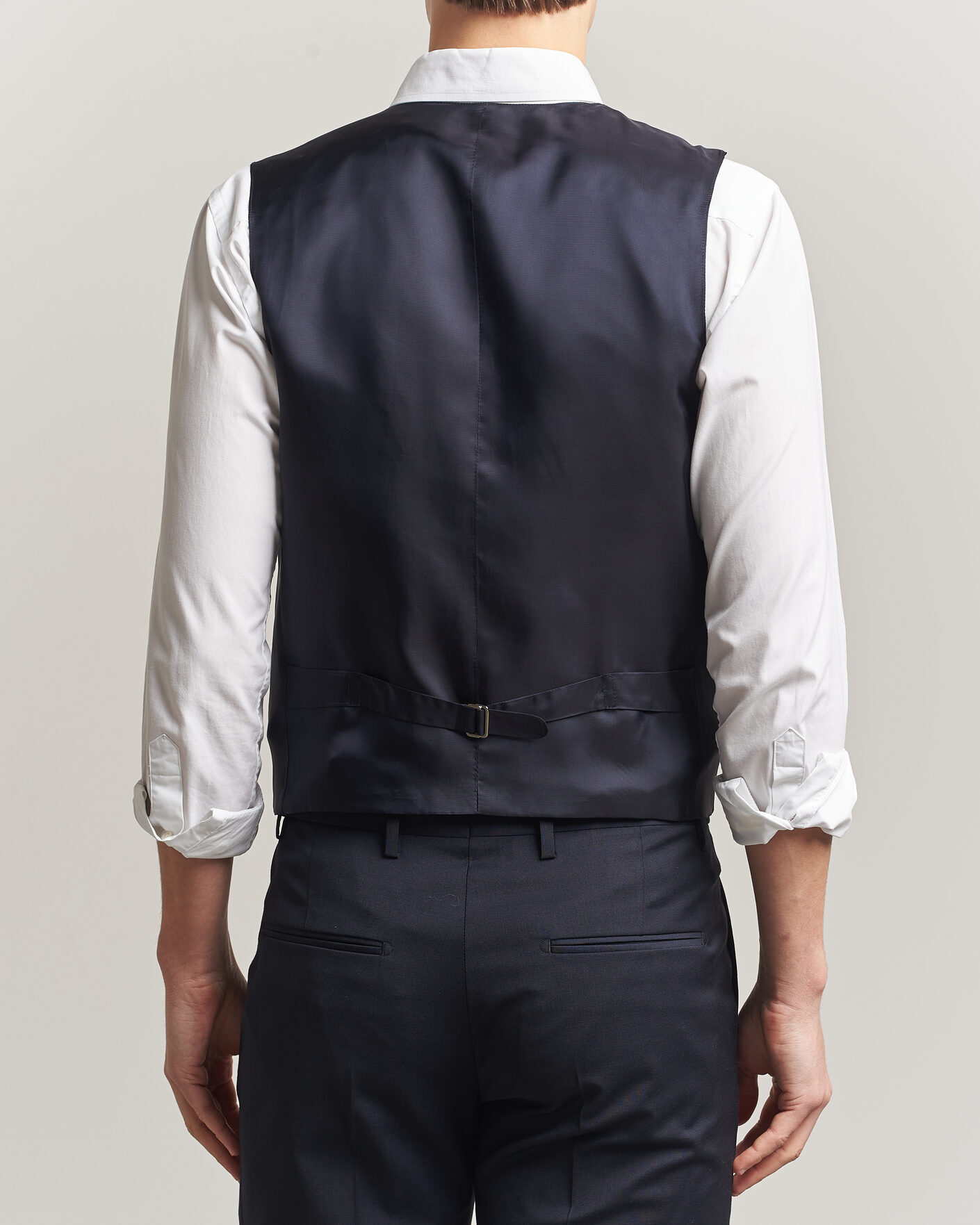 Men | Gilets | Tiger of Sweden | Winston Wool Travel Waistcoat Dark Ink