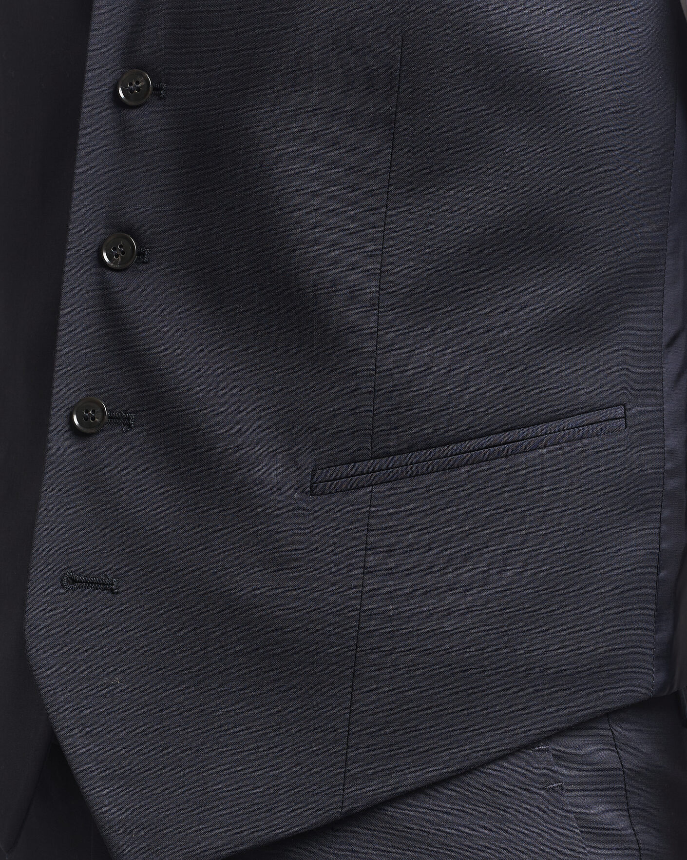 Men | Gilets | Tiger of Sweden | Winston Wool Travel Waistcoat Dark Ink