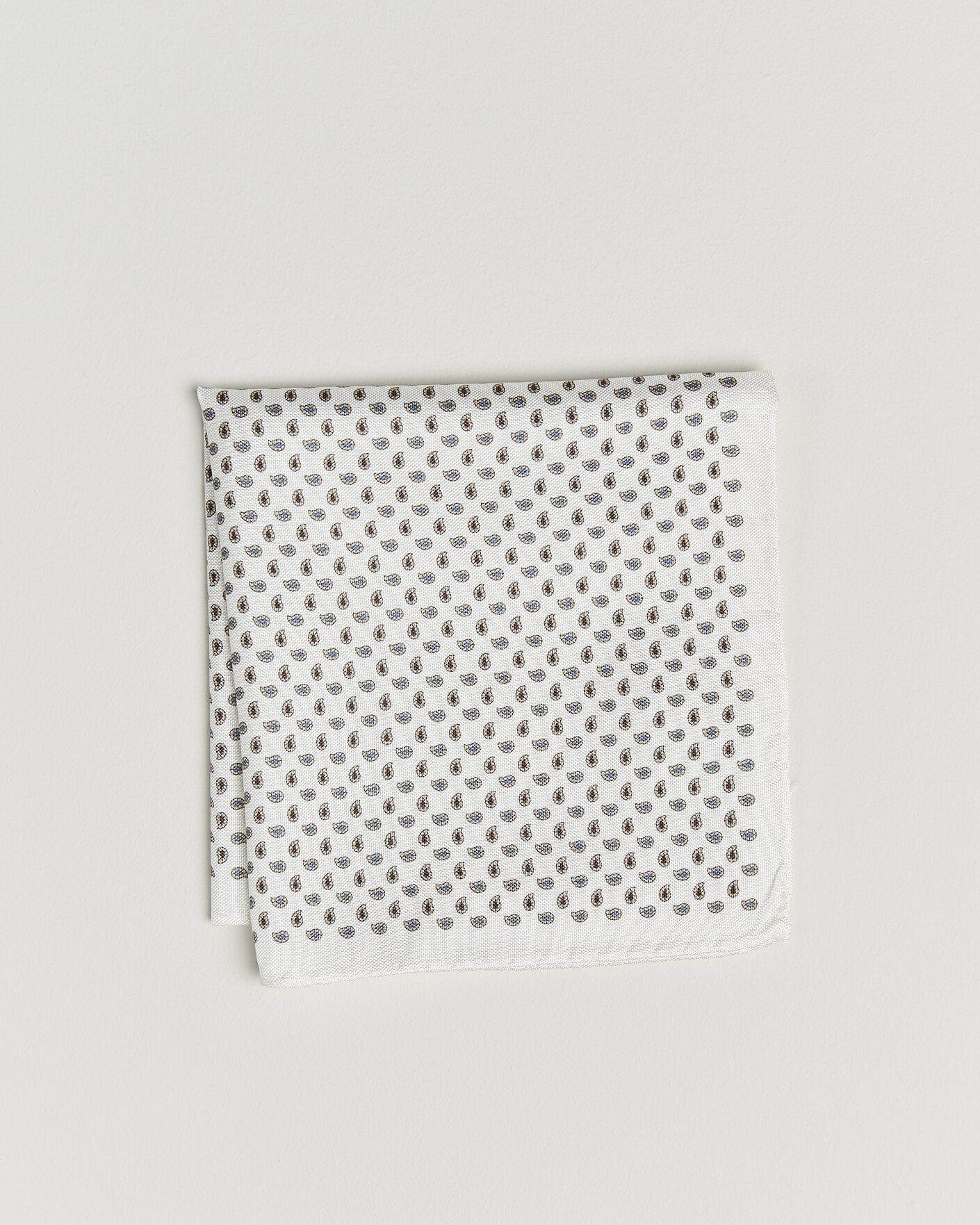 Men | Pocket Squares | Amanda Christensen | Silk Oxford Pocket Square White