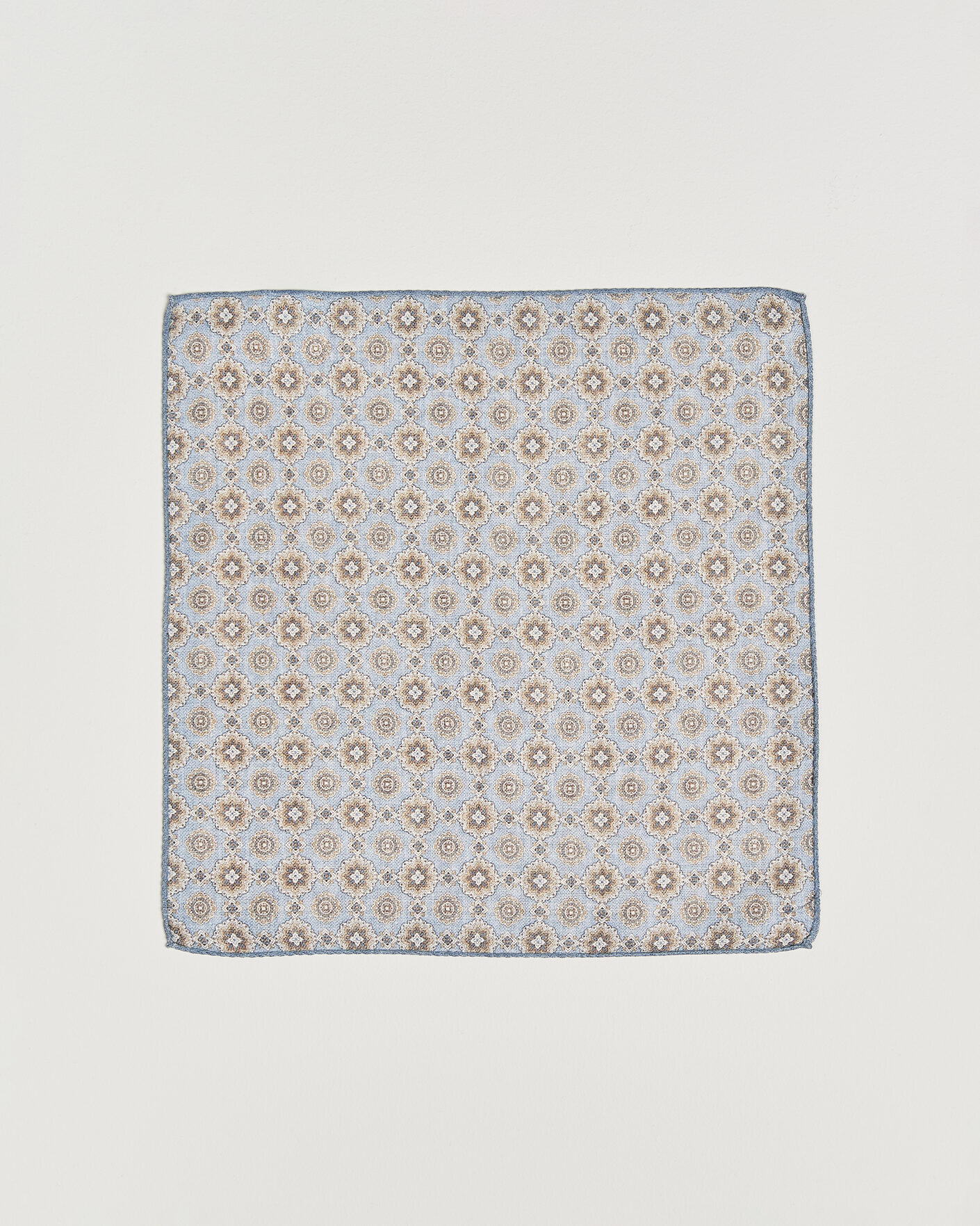 Men | Pocket Squares | Amanda Christensen | Silk Shappe Double Faced Pocket Square Navy