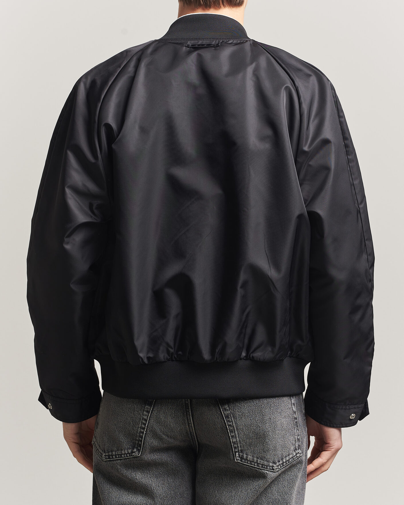 Men | Coats & Jackets | Filippa K | Technical Bomber Jacket Black