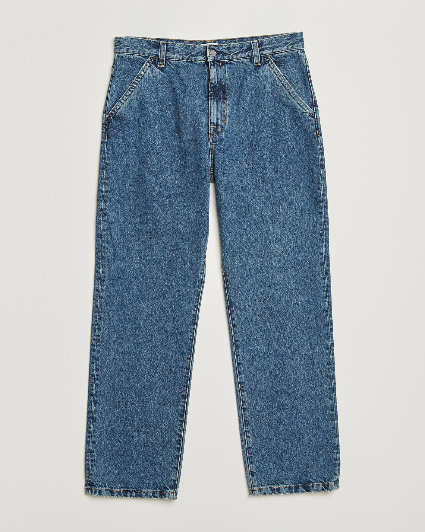 Men | Jeans | Filippa K | Workwear Jeans Washed Mid Blue