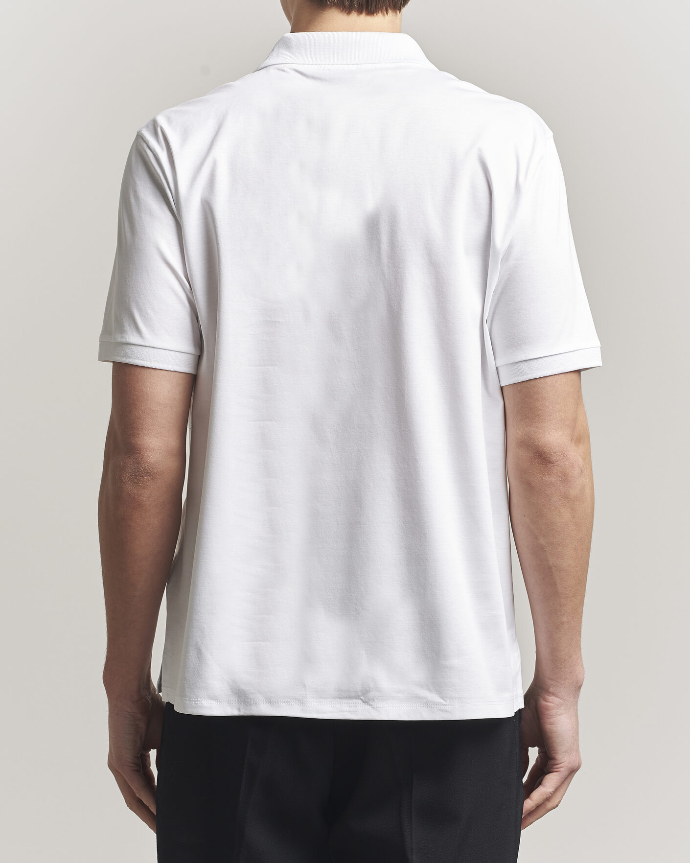 Men | Polo Shirts | Filippa K | Technical Cotton Polo White