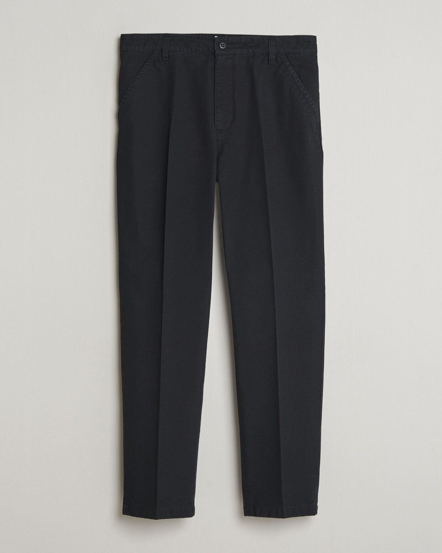 Men | Trousers | Filippa K | Carl Cotton Trousers Black