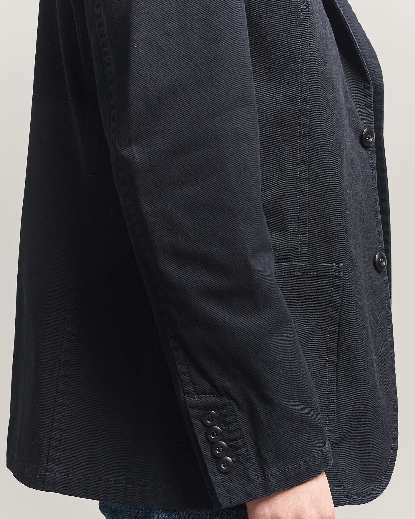 Men | Blazers | Filippa K | Christopher Cotton Blazer Black