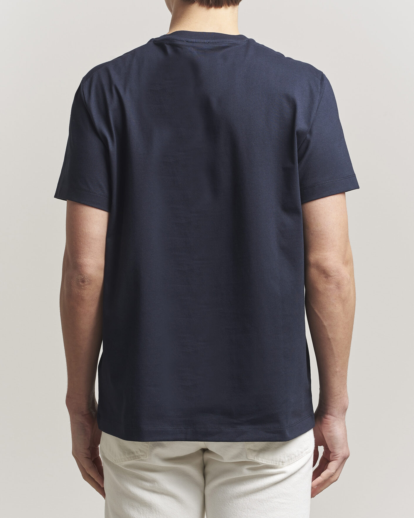 Men | T-Shirts | Filippa K | Filip Crew Neck T-Shirt Navy