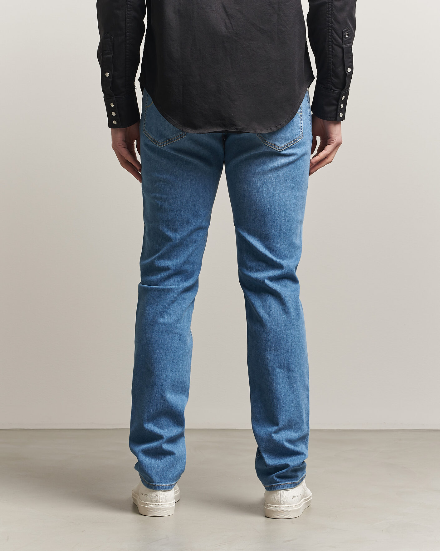 Men | Trousers | Jacob Cohën | Bard Slim Fit Stretch Jeans Super Light Blue