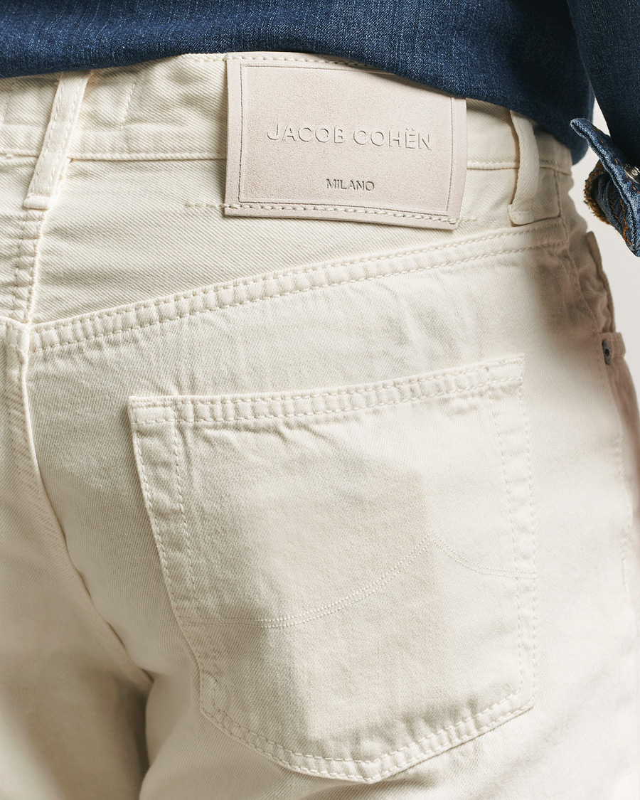 Men | Jeans | Jacob Cohën | Edos Regular Straight Fit Bull Denim Jeans White