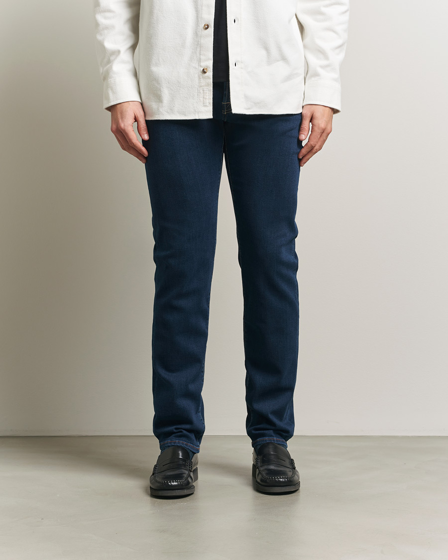 Men | Trousers | Jacob Cohën | Bard Slim Fit Stretch Jeans Dark Blue
