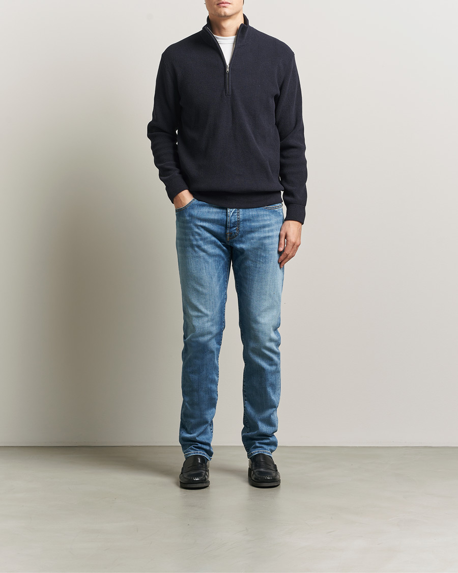 Men | Jeans | Jacob Cohën | Bard Slim Fit Stretch Jeans Light Blue