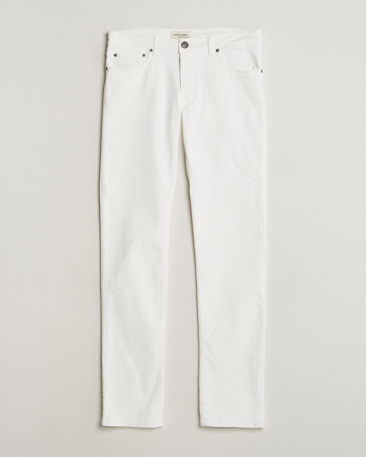 Men | Jeans | Jacob Cohën | Bard Slim Fit Bull Stretch Jeans White