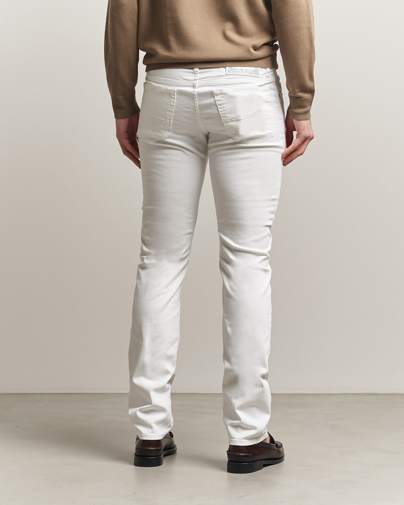 Men | Jeans | Jacob Cohën | Bard Slim Fit Bull Stretch Jeans White