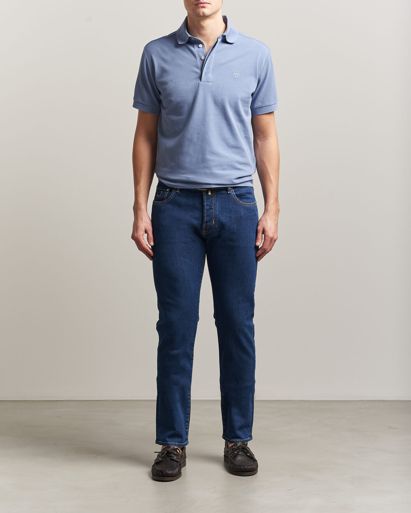 Jacob Cohën Bard Slim Fit Stretch Porsche Patch Jeans Dark Blue at