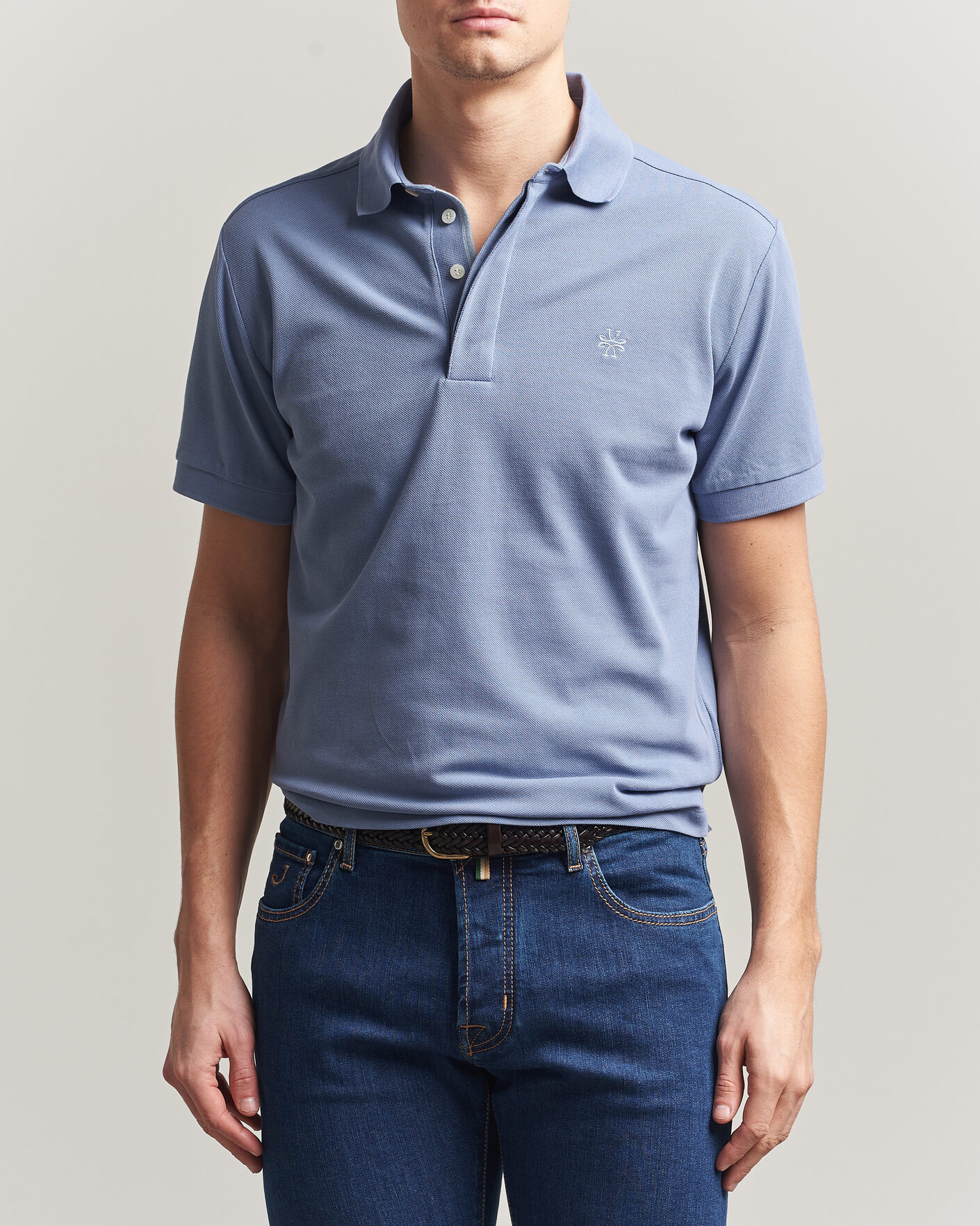 Men | Polo Shirts | Jacob Cohën | Cotton Polo Piquet Aviation