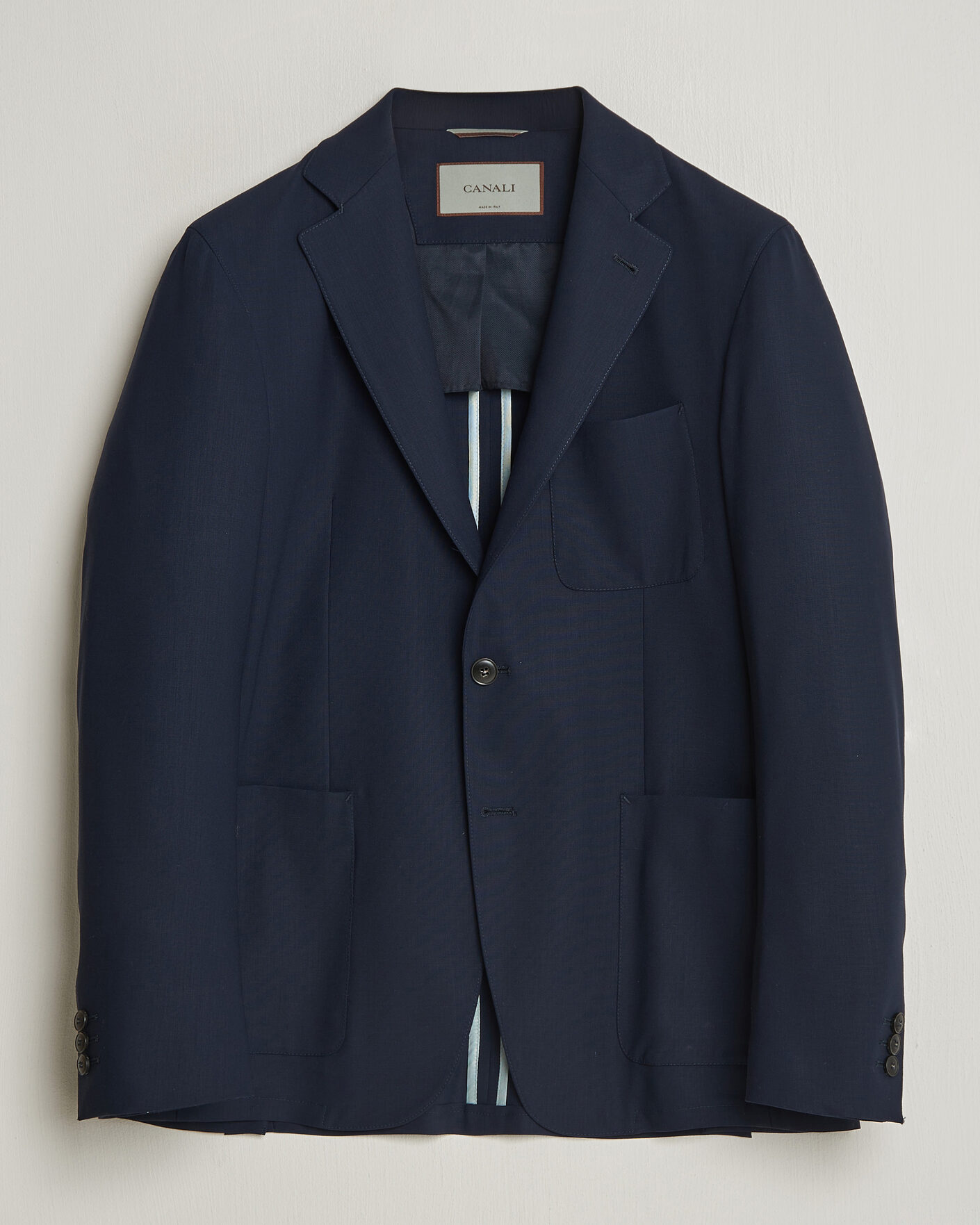 Men | Blazers | Canali | Unconstructed Impeccabile Wool Blazer Navy