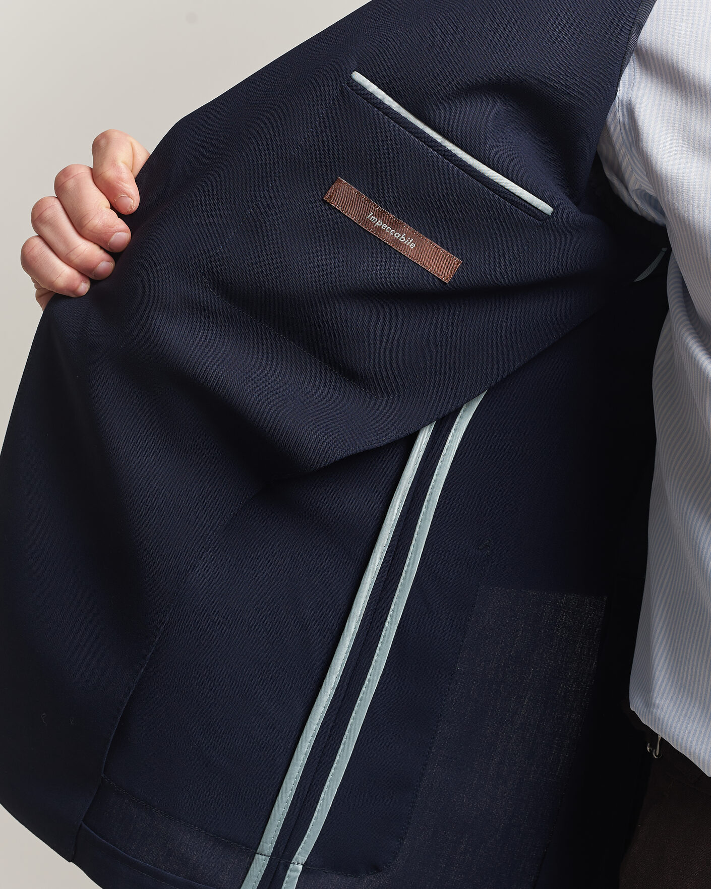 Men | Blazers | Canali | Unconstructed Impeccabile Wool Blazer Navy