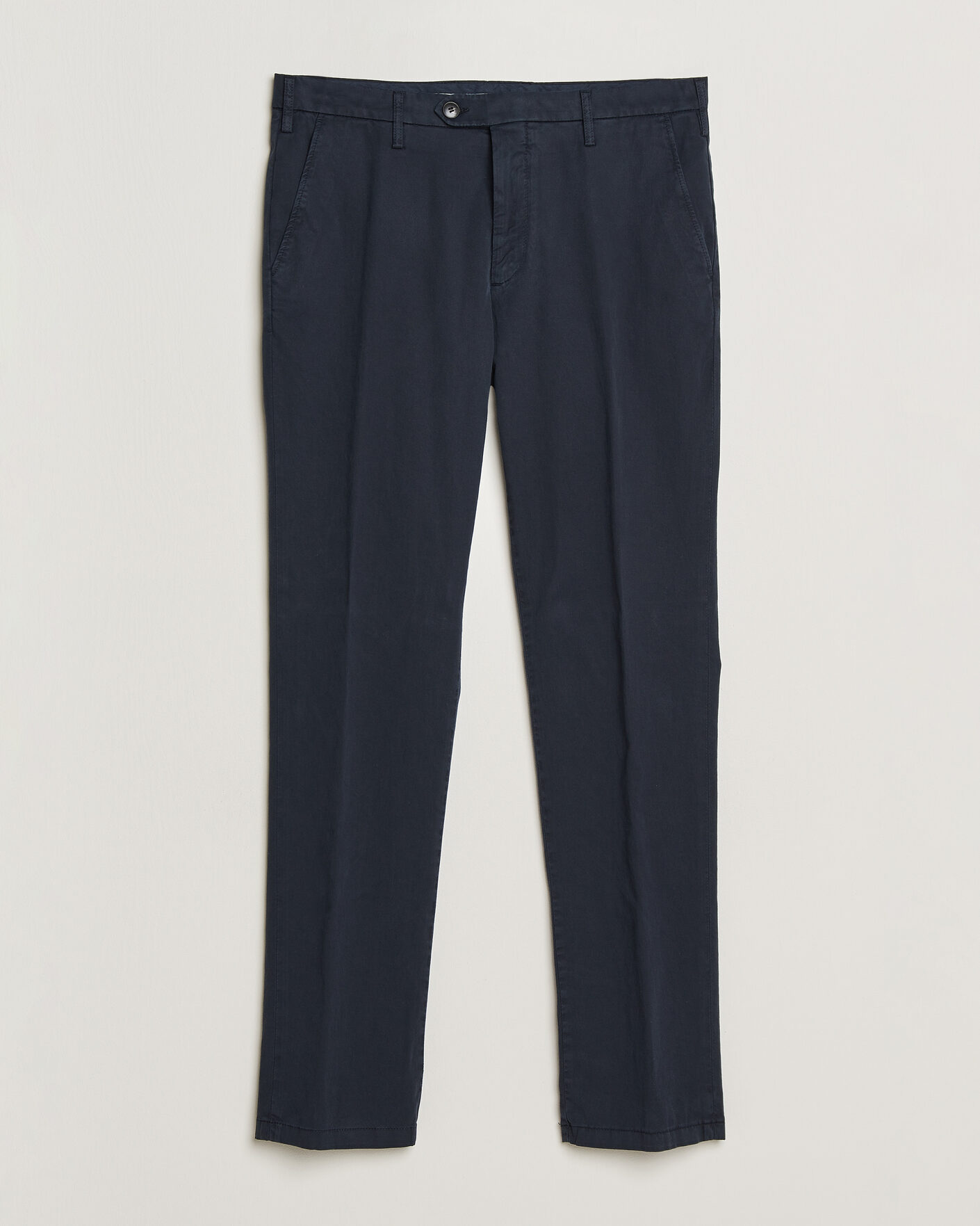 Men | Trousers | Canali | Regular Fit Cotton/Stretch Chinos Navy