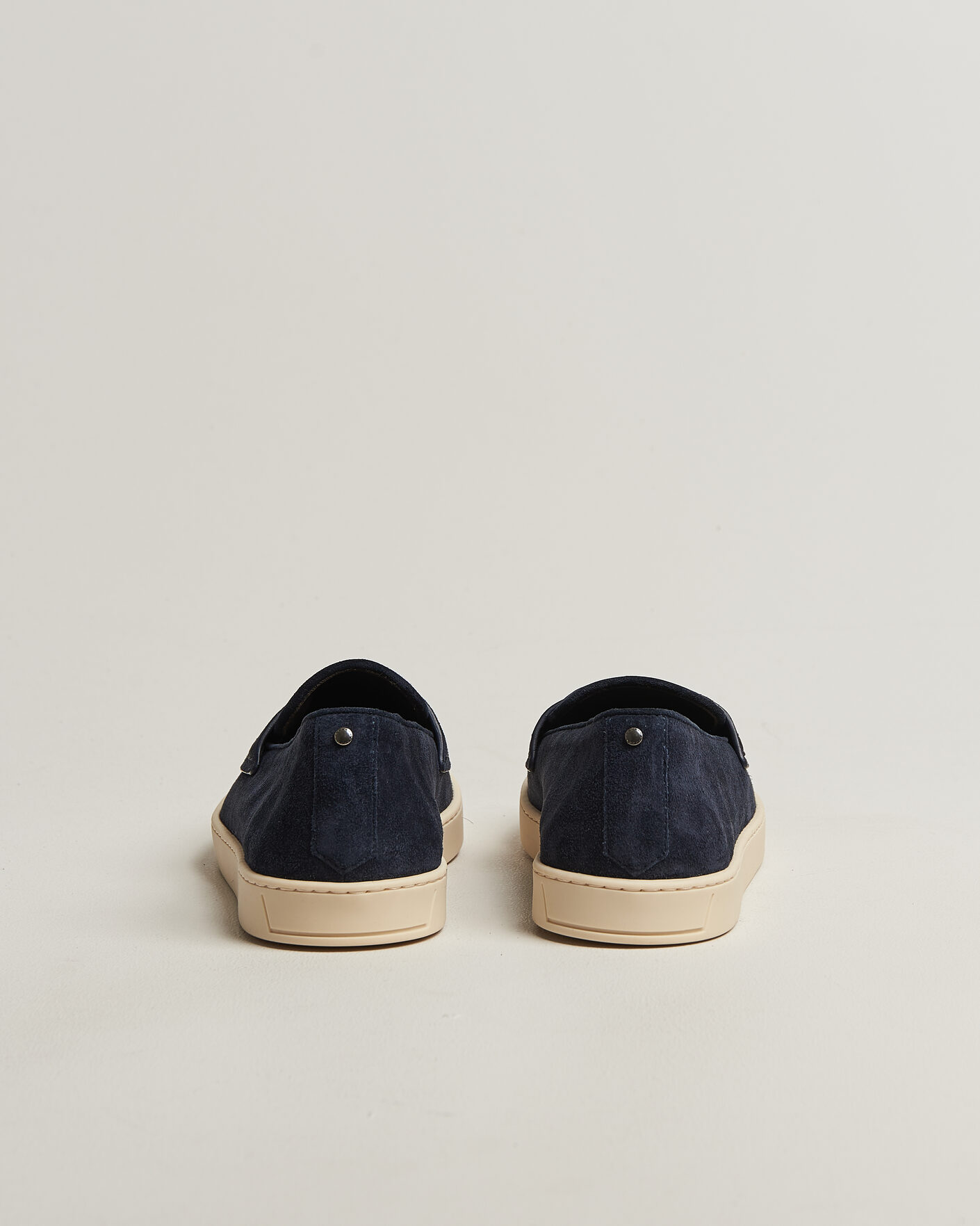 Men | Loafers | Canali | Summer Loafers Navy Suede