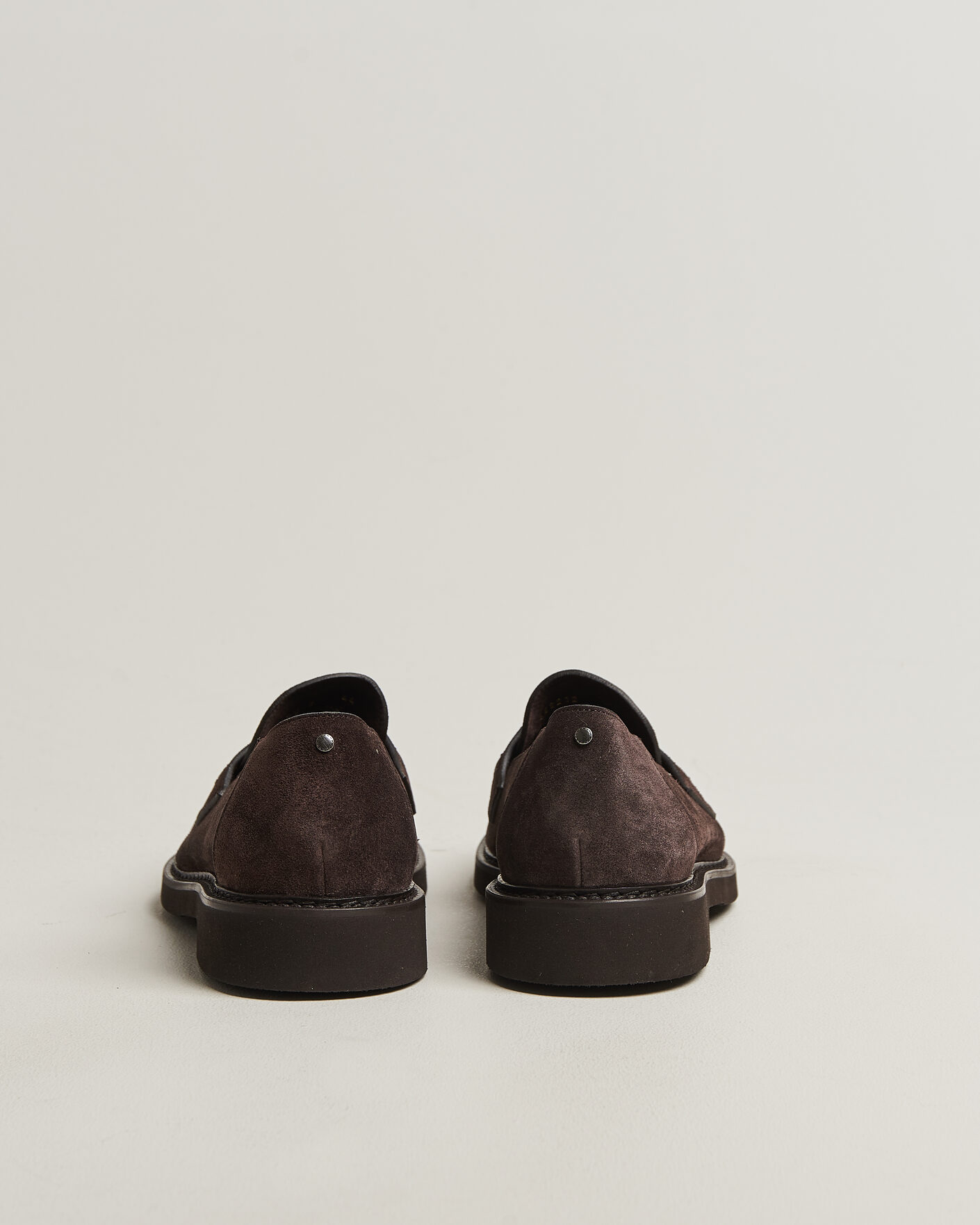 Men | Loafers | Canali | Penny Loafers Dark Brown Suede
