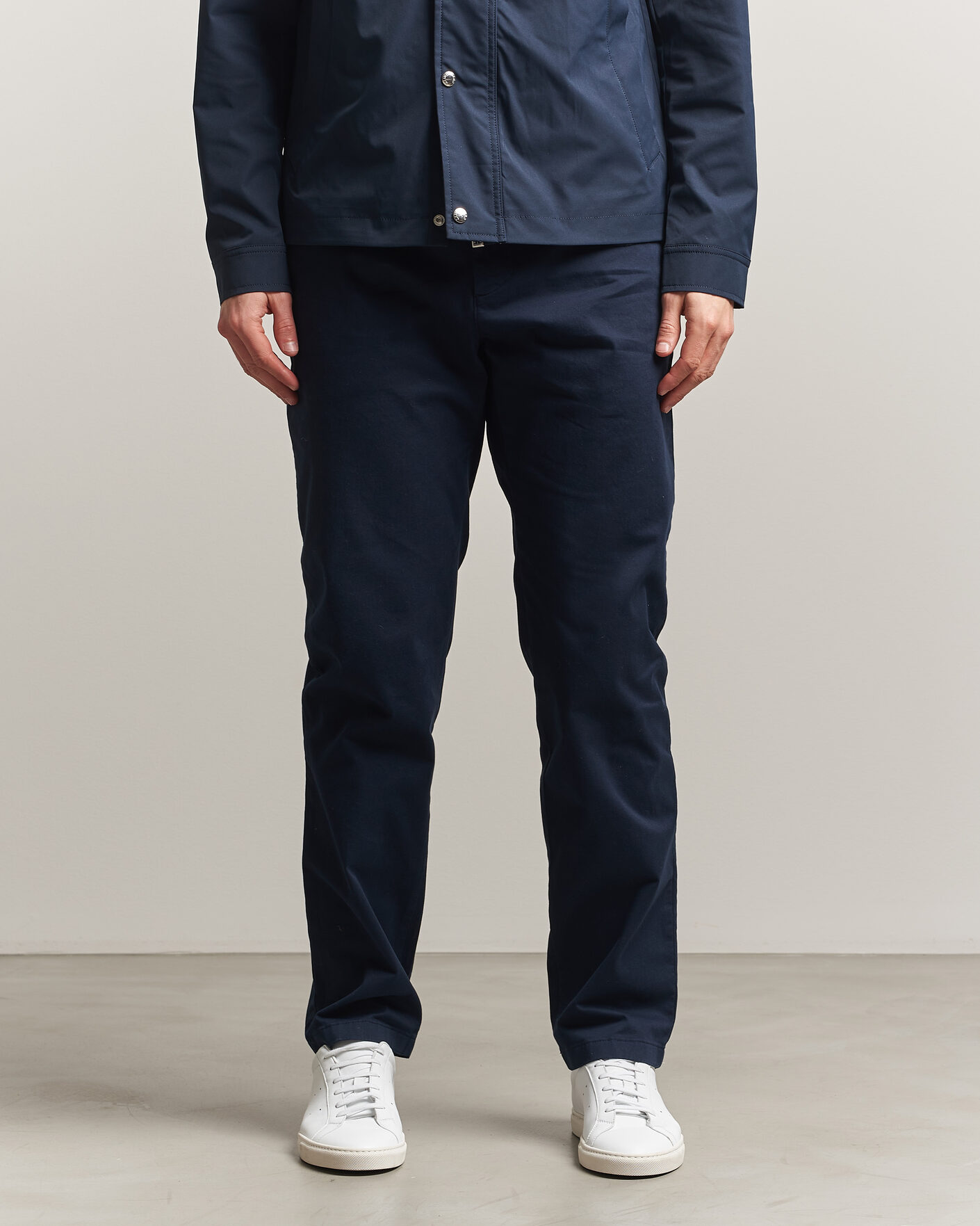 Men | Trousers | J.Lindeberg | Chaze Cotton Stretch Pants JL Navy