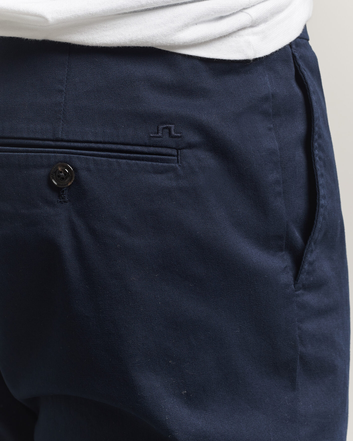 Men | Trousers | J.Lindeberg | Chaze Cotton Stretch Pants JL Navy