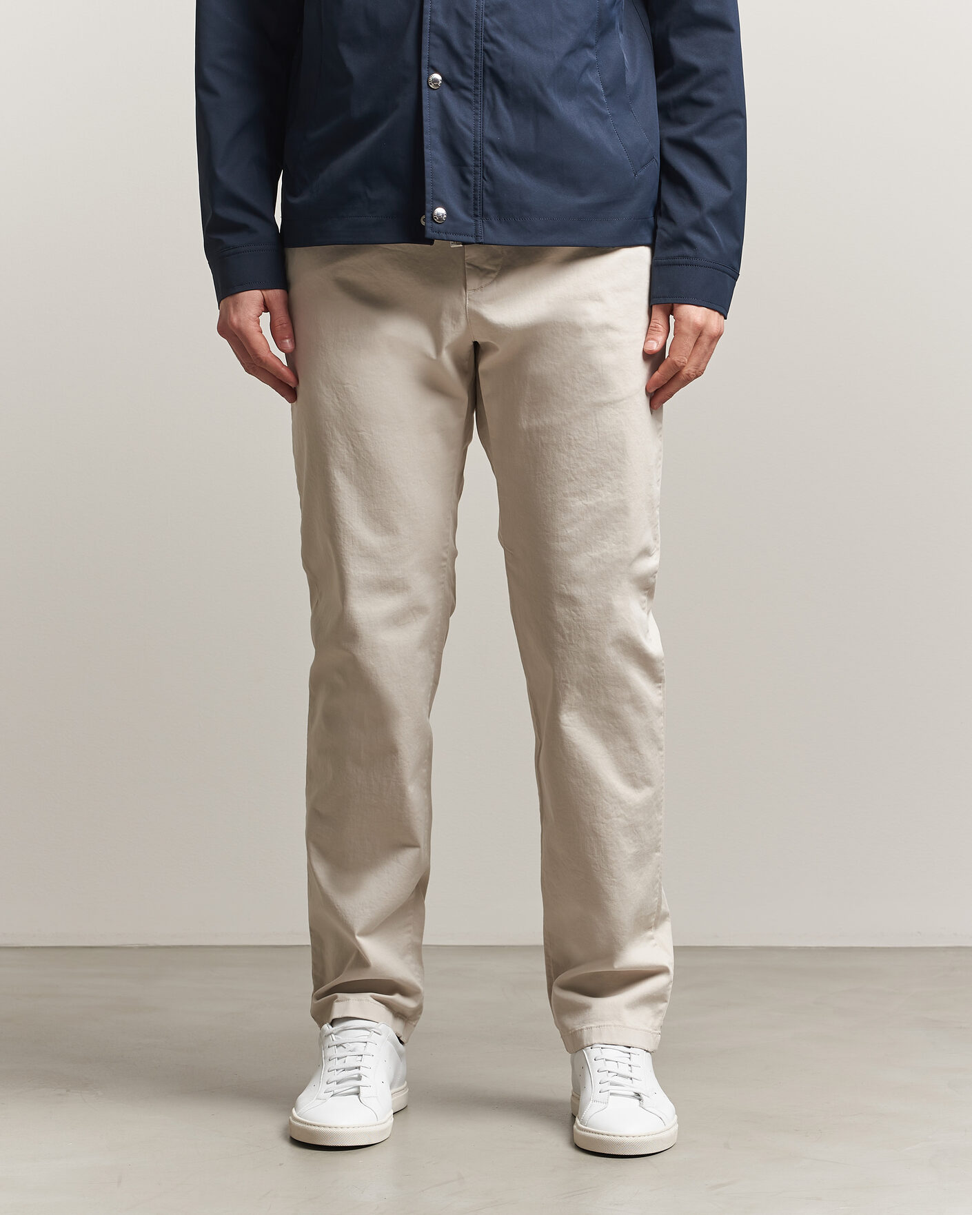 Men | Trousers | J.Lindeberg | Chaze Cotton Stretch Pants Moonbeam
