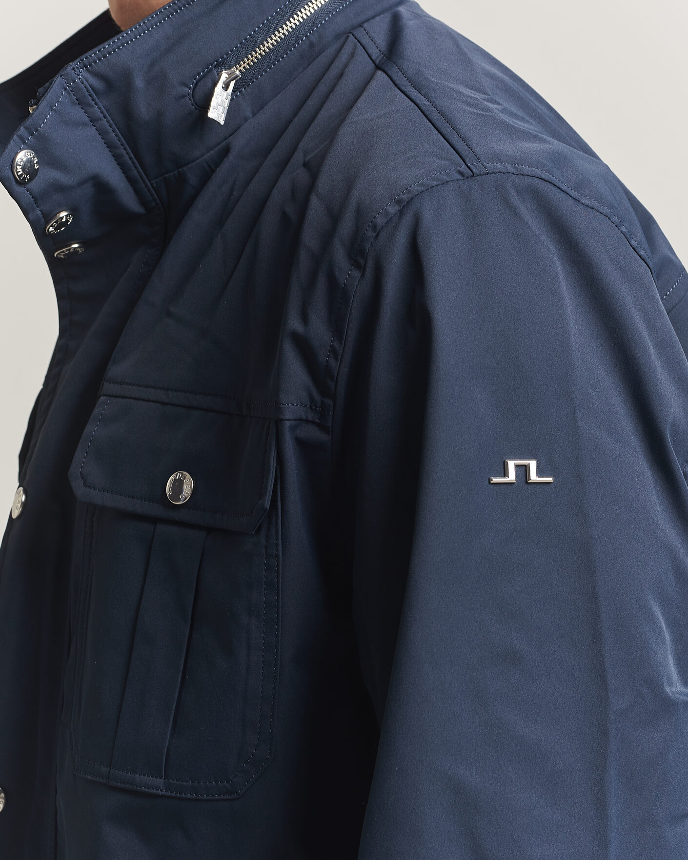 Men | Coats & Jackets | J.Lindeberg | Bailey Recyceled Poly Jacket JL Navy