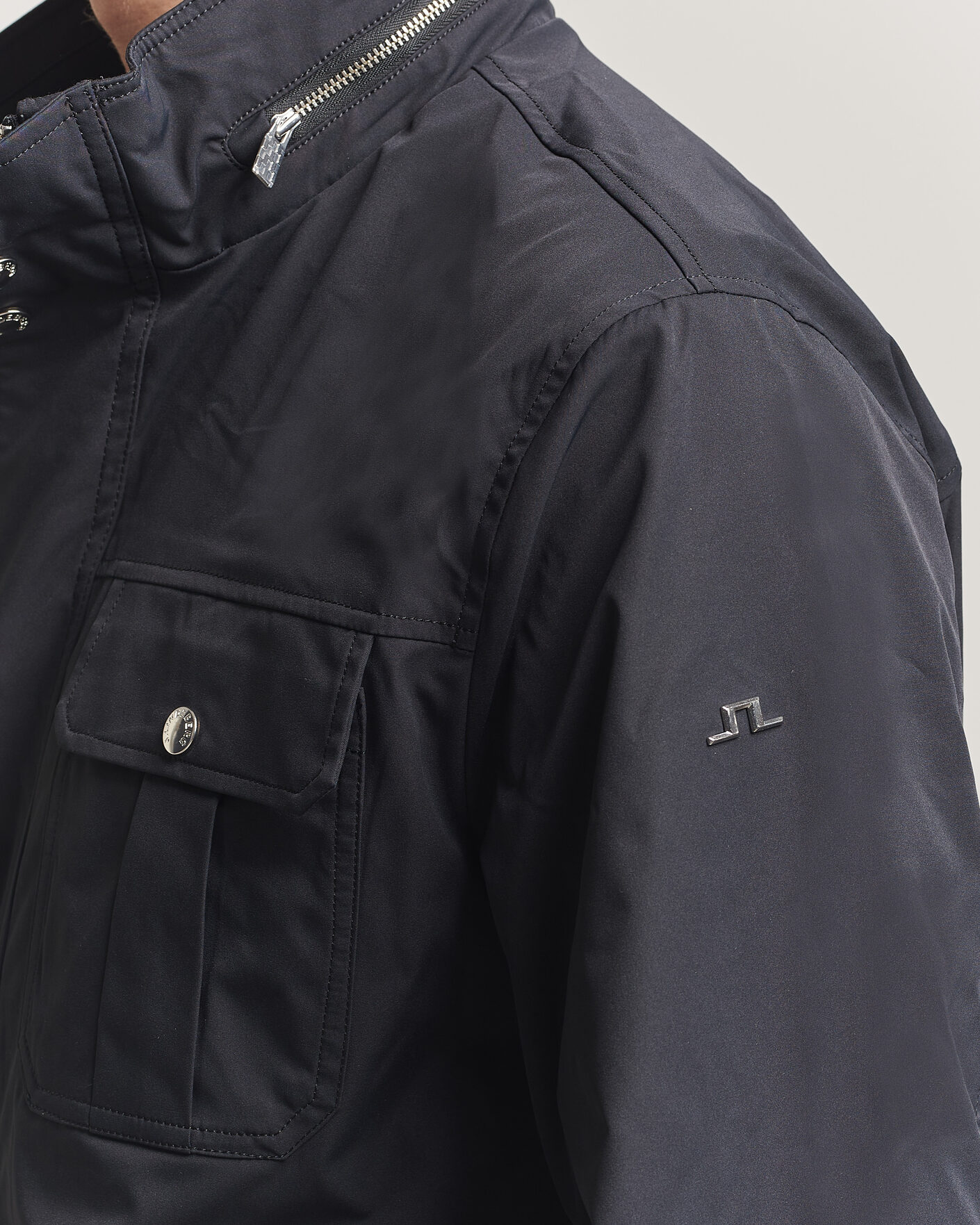Men | Coats & Jackets | J.Lindeberg | Bailey Recyceled Poly Jacket Black