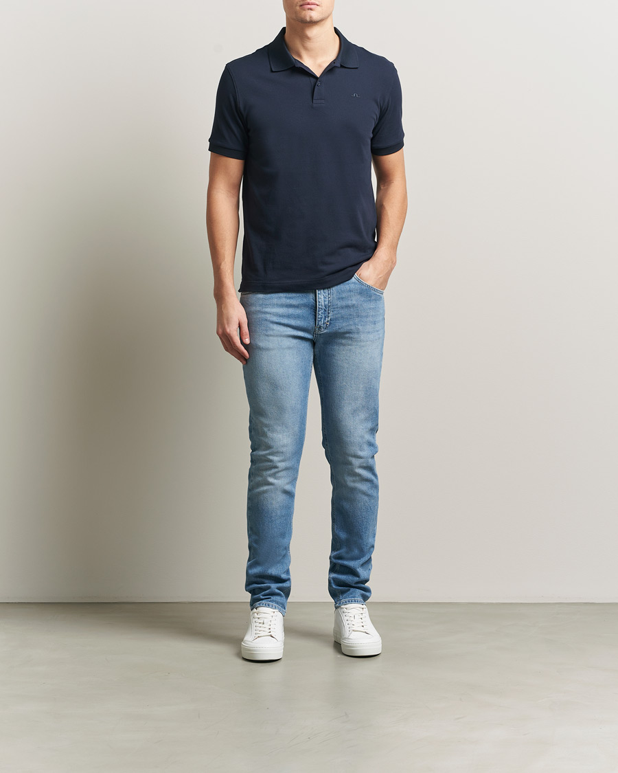 Men | Jeans | J.Lindeberg | Jax Light Wash Slim Jeans Light Blue