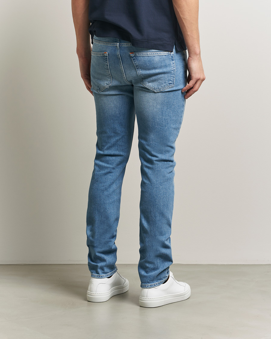 Men | Jeans | J.Lindeberg | Jax Light Wash Slim Jeans Light Blue