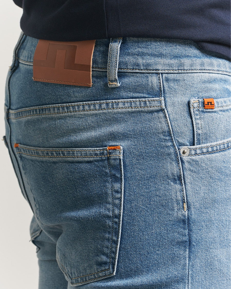 Men | Jeans | J.Lindeberg | Jax Light Wash Slim Jeans Light Blue