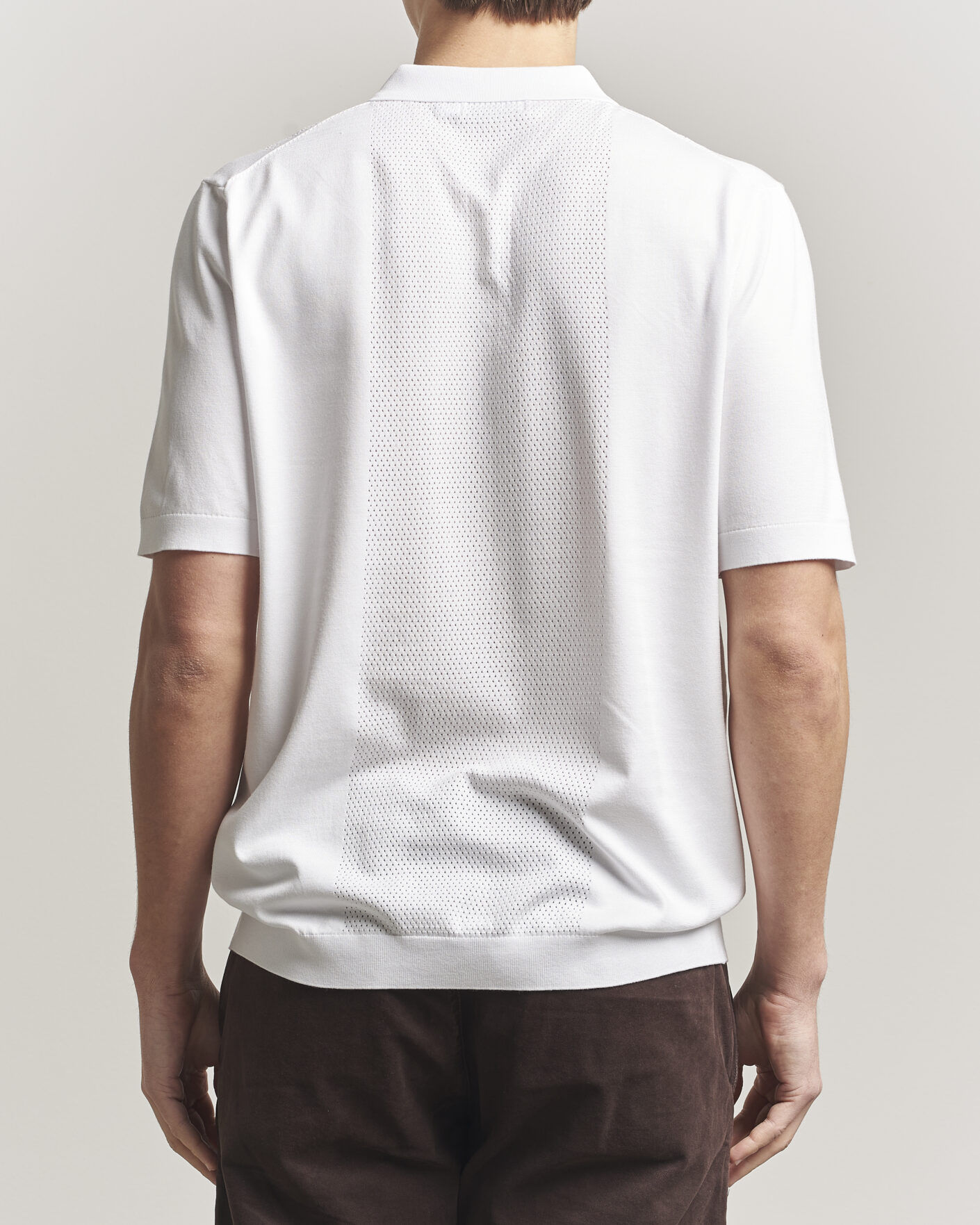 Men | Polo Shirts | J.Lindeberg | Reymond Knit Polo White