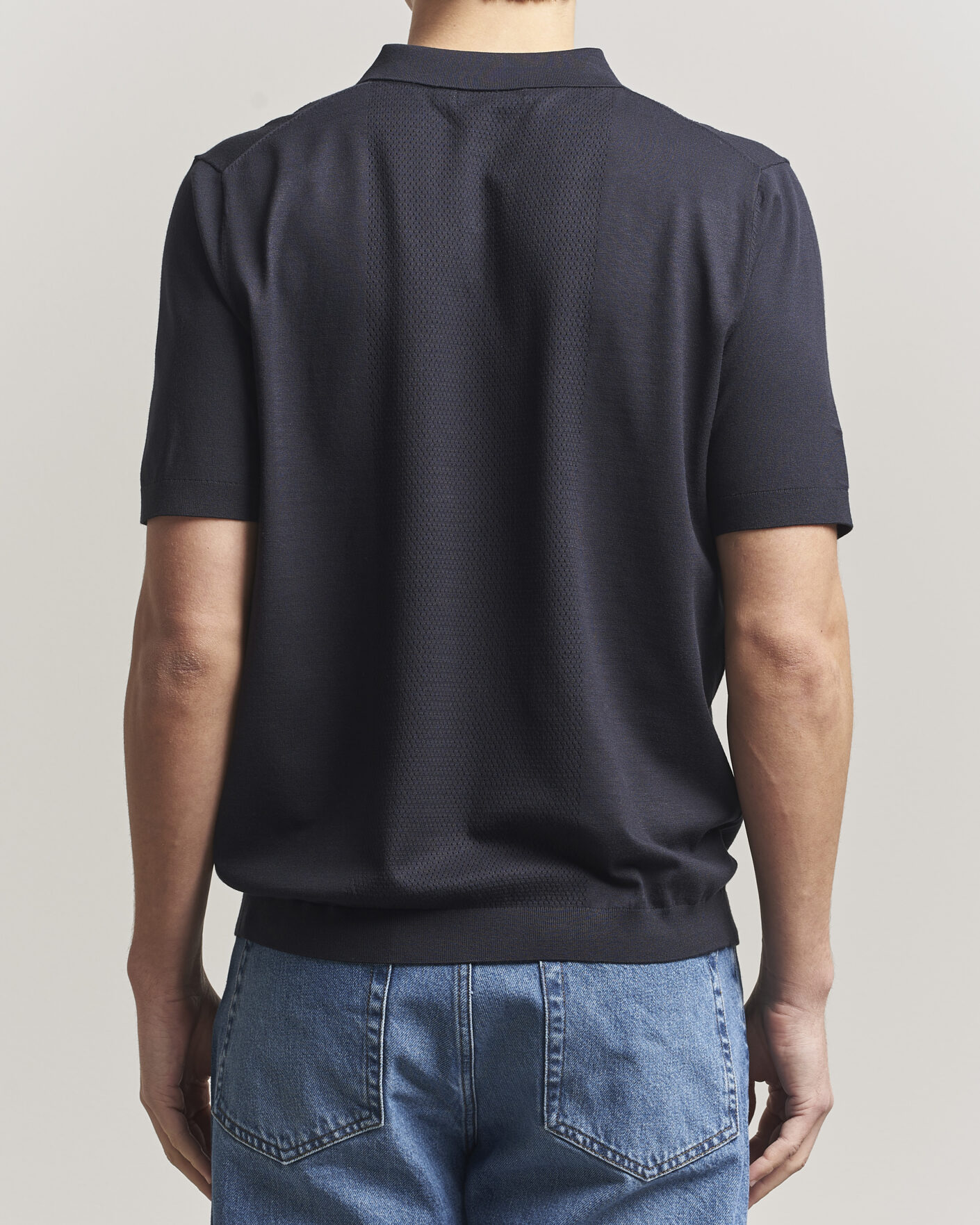 Men | Polo Shirts | J.Lindeberg | Reymond Knit Polo JL Navy