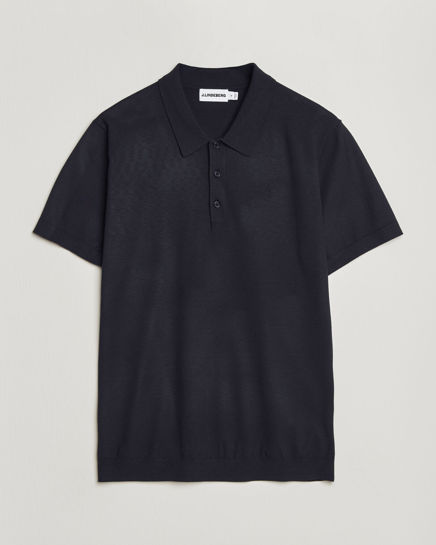 Men | Polo Shirts | J.Lindeberg | Ridge Knitted Polo JL Navy