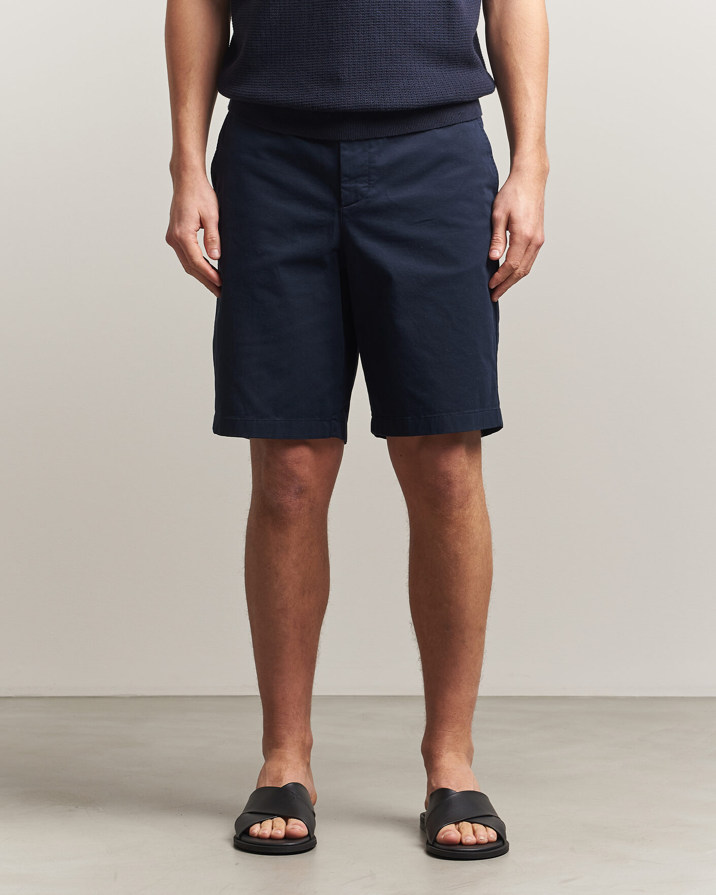 Men | Shorts | J.Lindeberg | Shane Cotton Stretch Shorts JL Navy