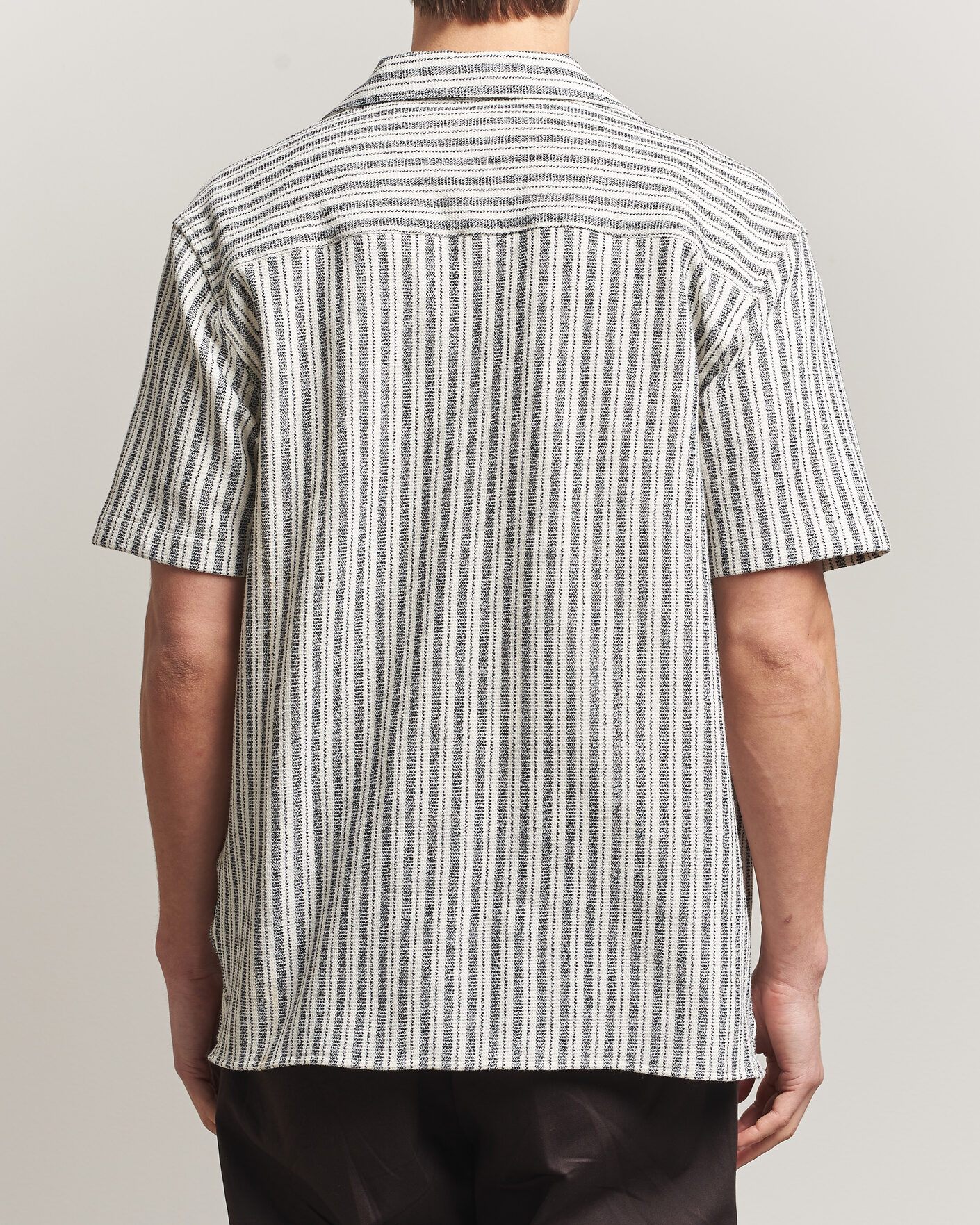 J.Lindeberg Elio Structure Resort Shirt JL Navy at CareOfCarl.com