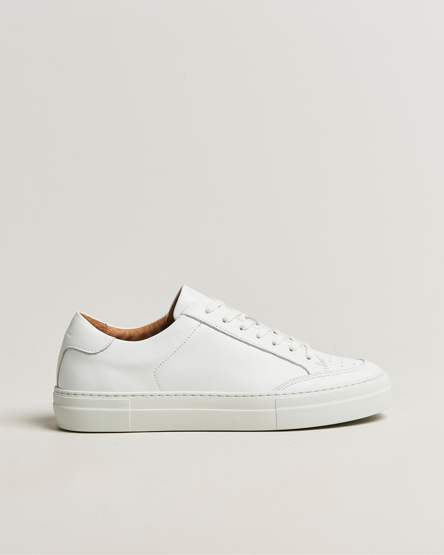 Men | Sneakers | J.Lindeberg | Art Signature Leather Sneaker White