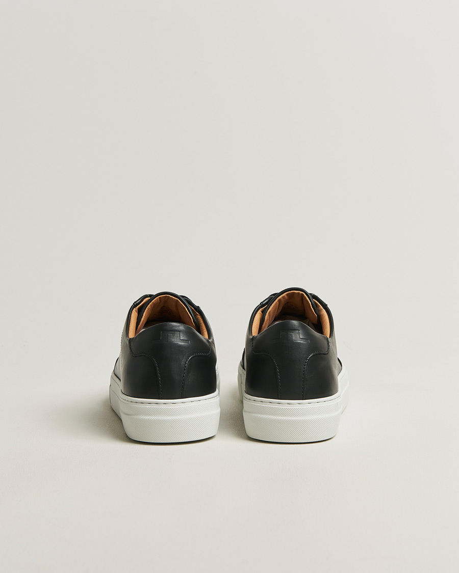 Men | Sneakers | J.Lindeberg | Art Signature Leather Sneaker Black