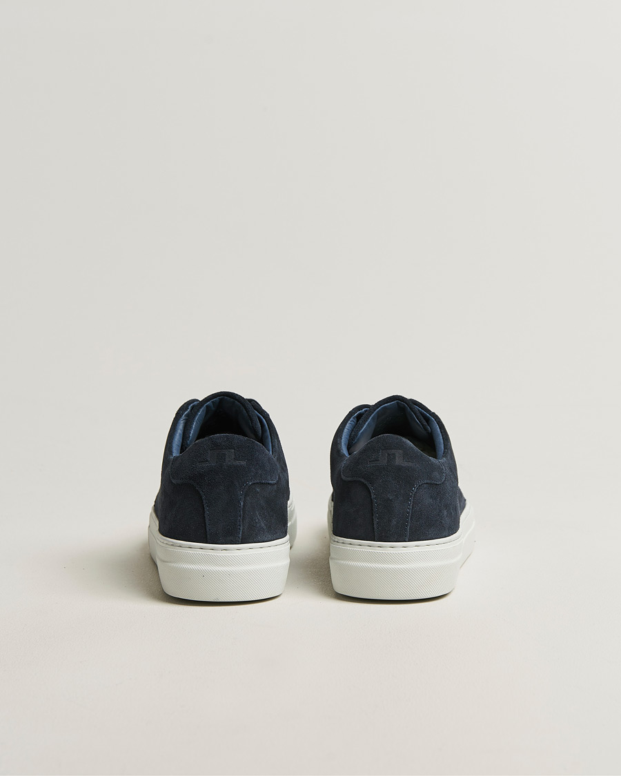 Men | Sneakers | J.Lindeberg | Art Signature Suede Sneaker JL Navy