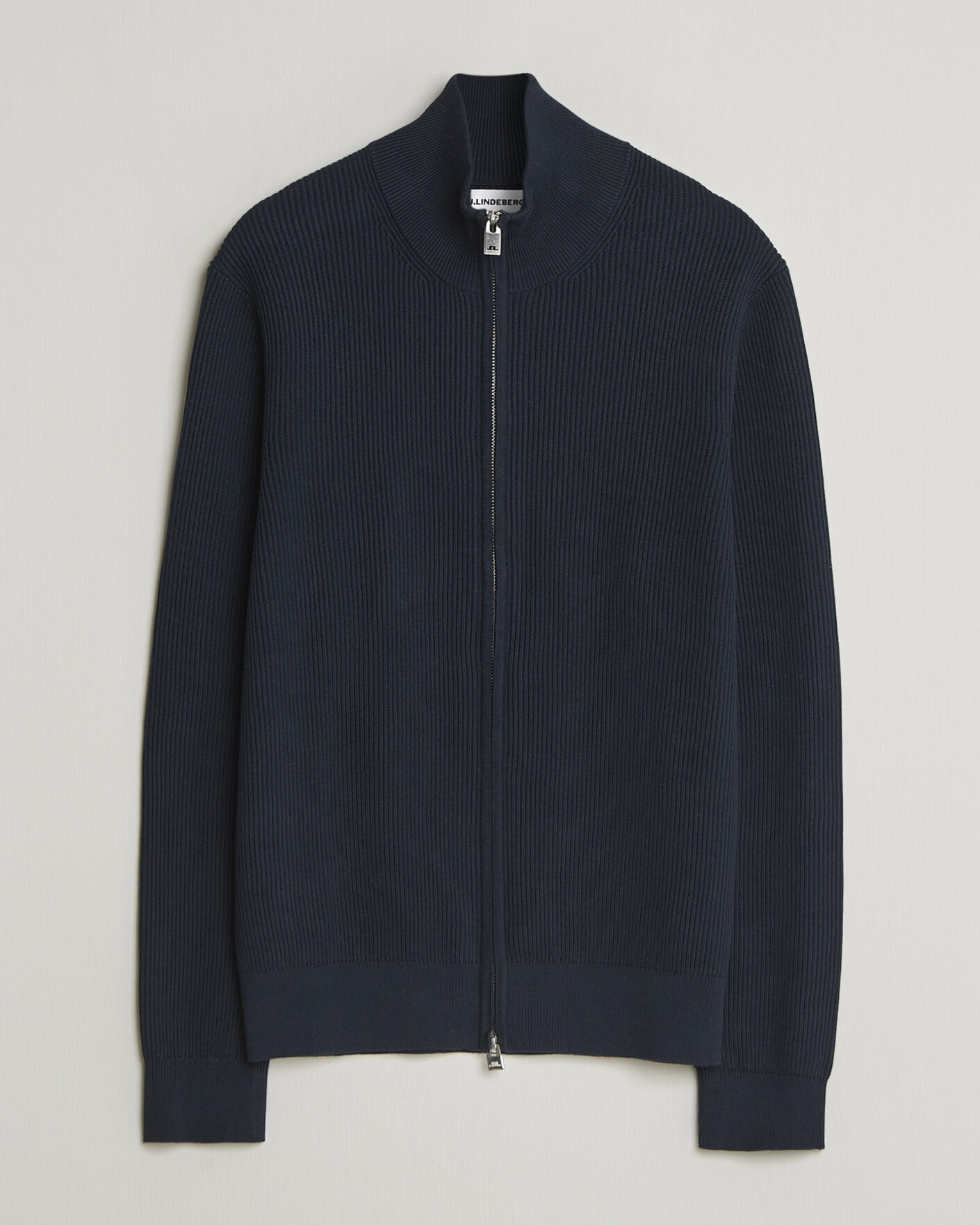 Men | Sweaters & Knitwear | J.Lindeberg | Alexis Full Zip Cardigan JL Navy