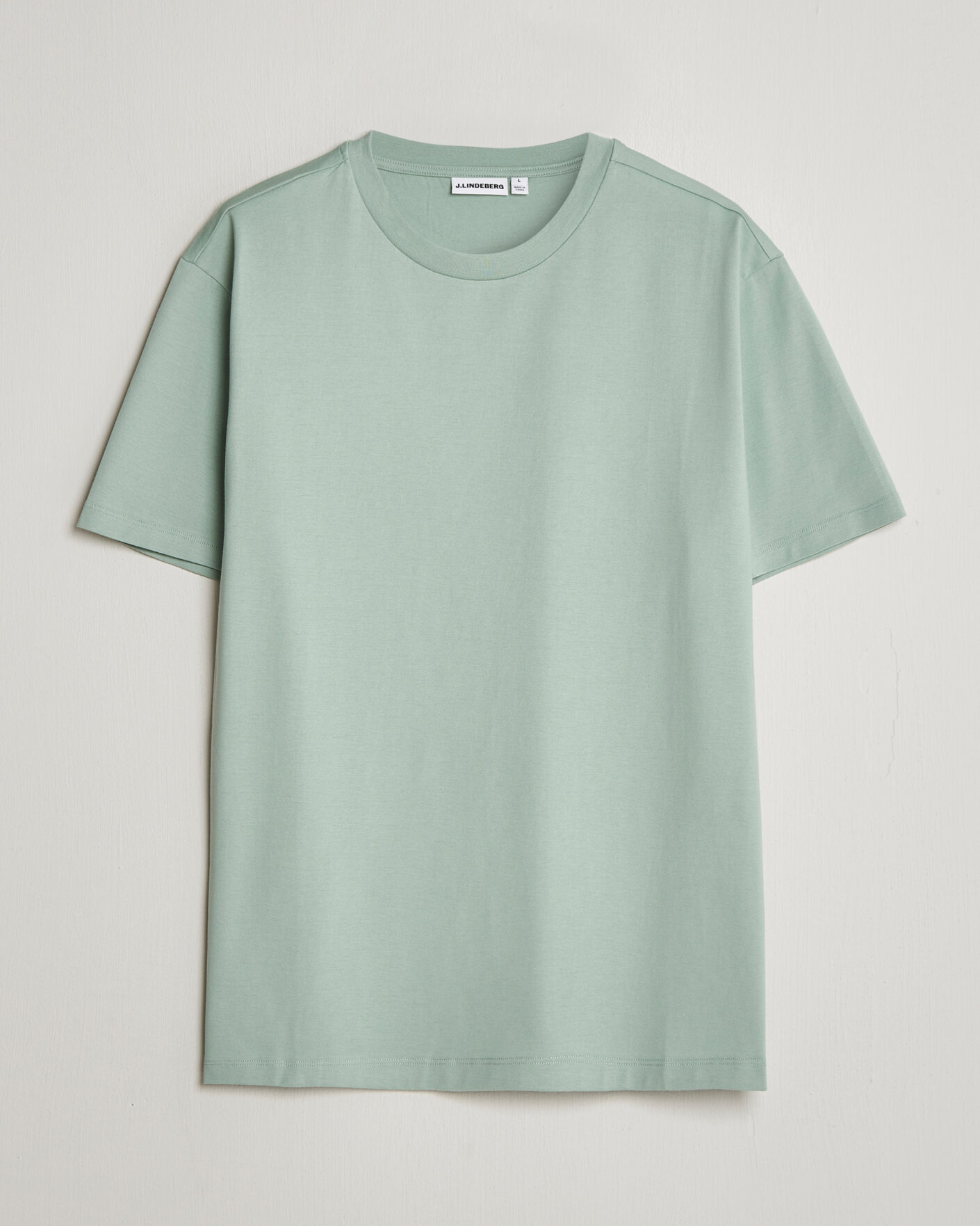 Men | T-Shirts | J.Lindeberg | Sid Basic T-Shirt Jadeite