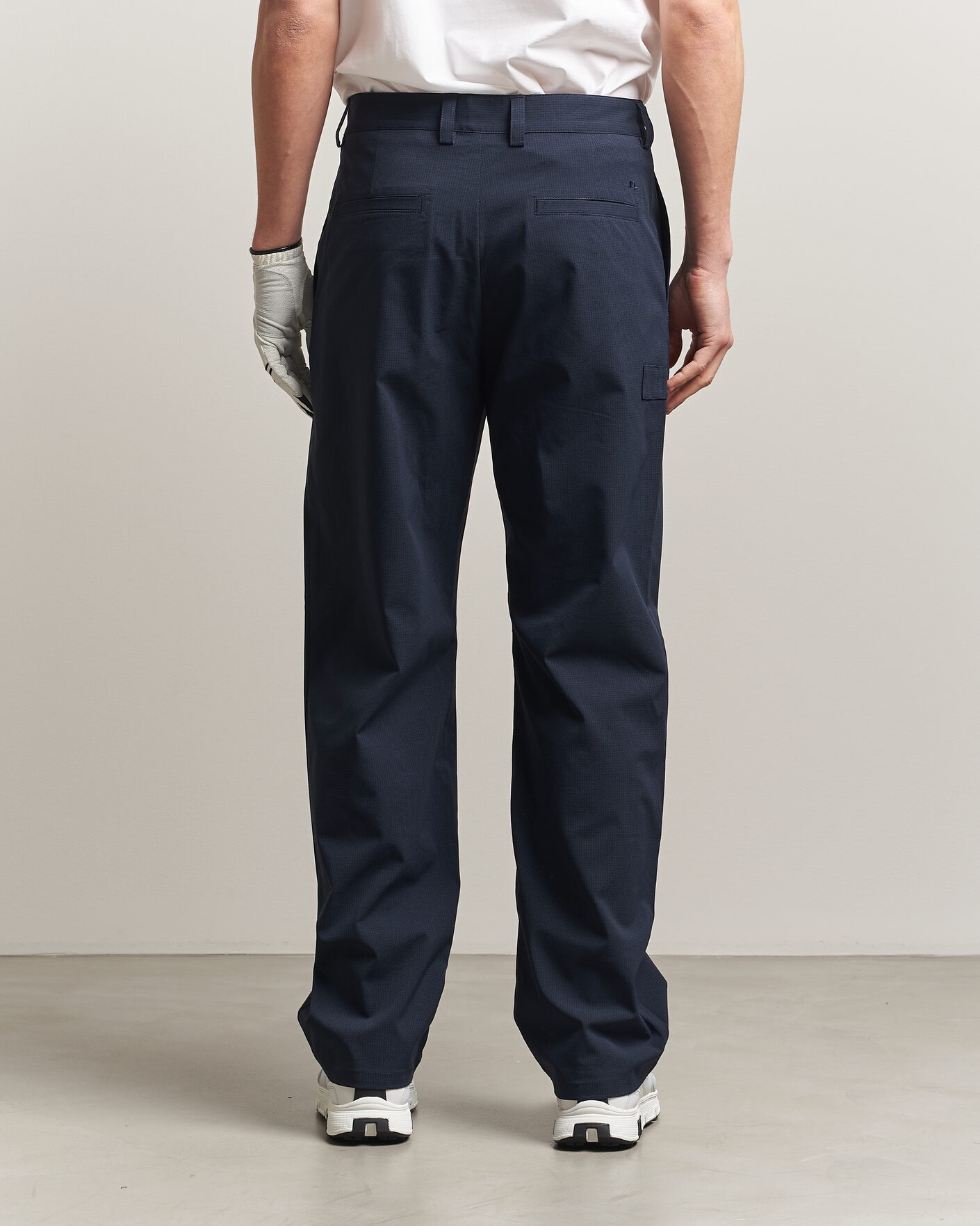 Men | Trousers | J.Lindeberg | Devyn Straight Vent Pants JL Navy