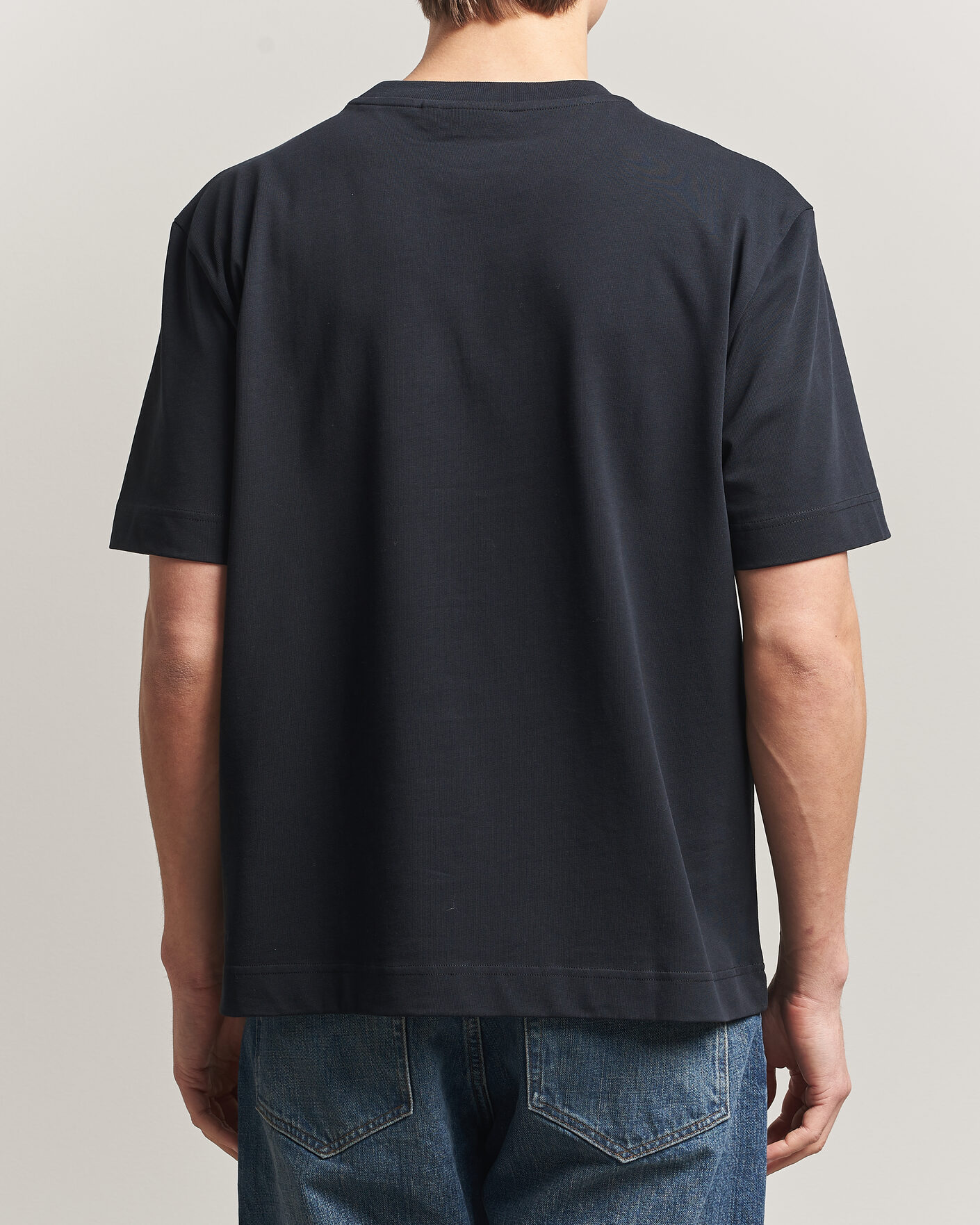 Men | T-Shirts | J.Lindeberg | Hale Heavy Logo T-Shirt Black