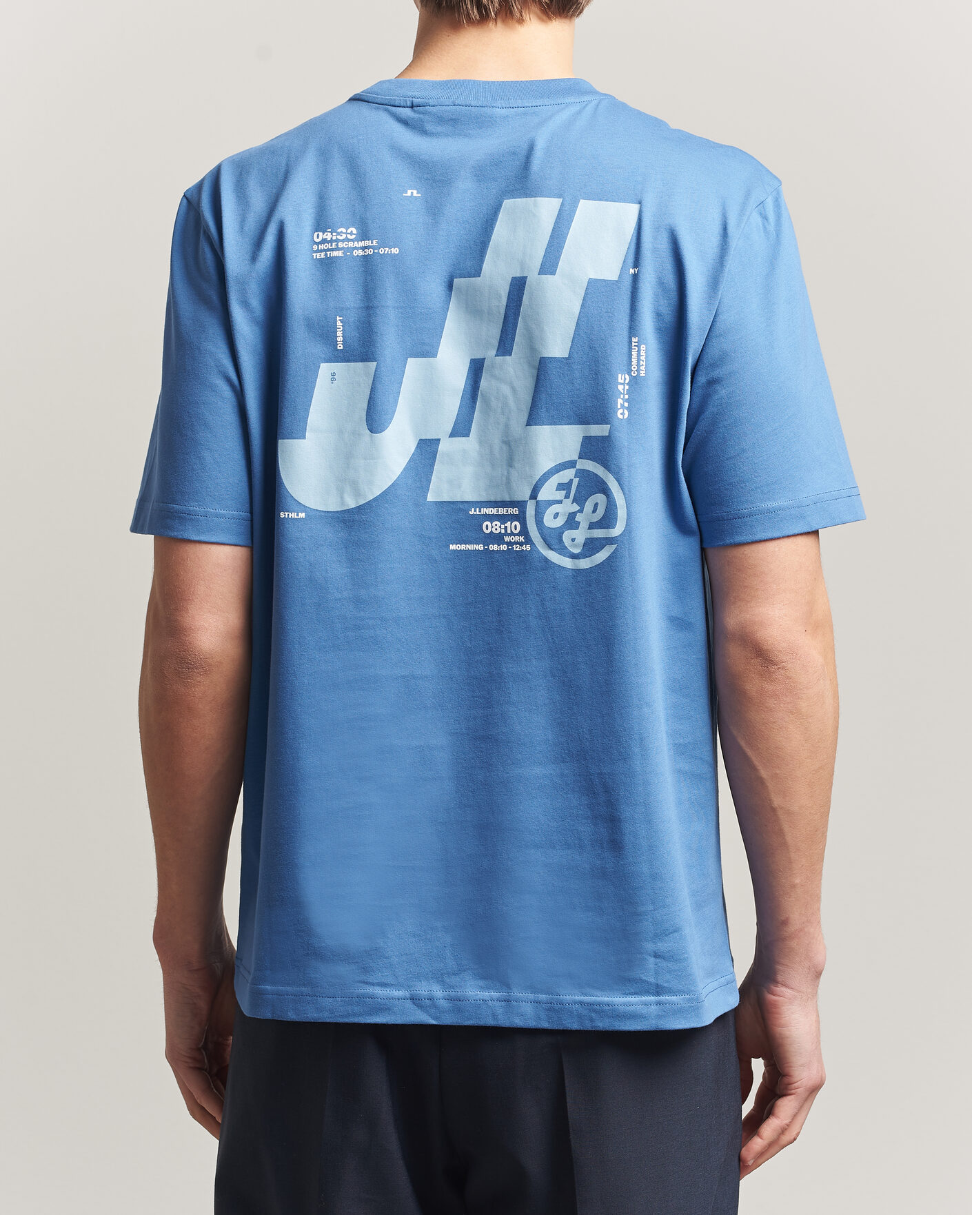 Men | T-Shirts | J.Lindeberg | Parcie T-Shirt Federal Blue