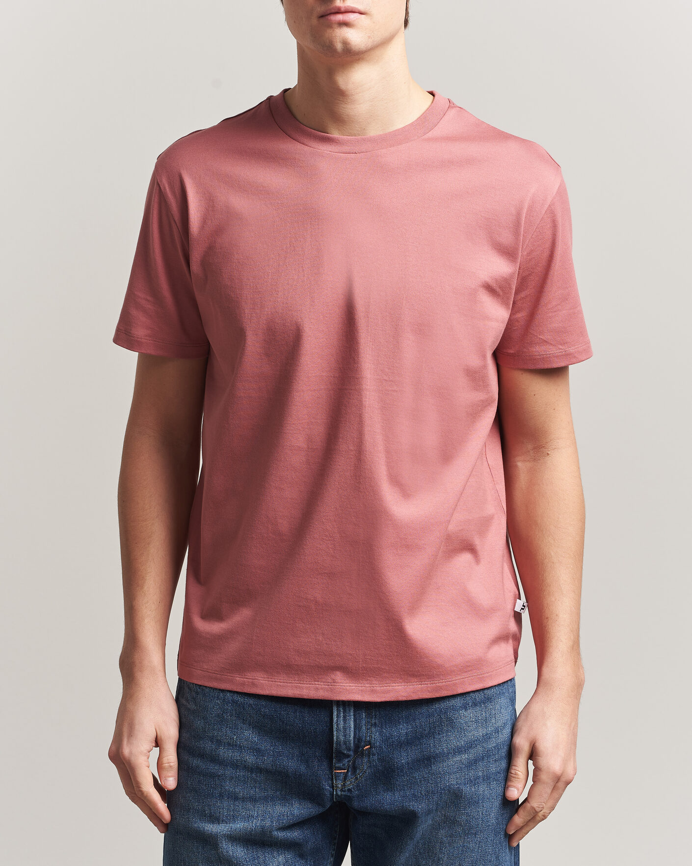 Men | T-Shirts | J.Lindeberg | Sid Basic T-Shirt Withered Rose