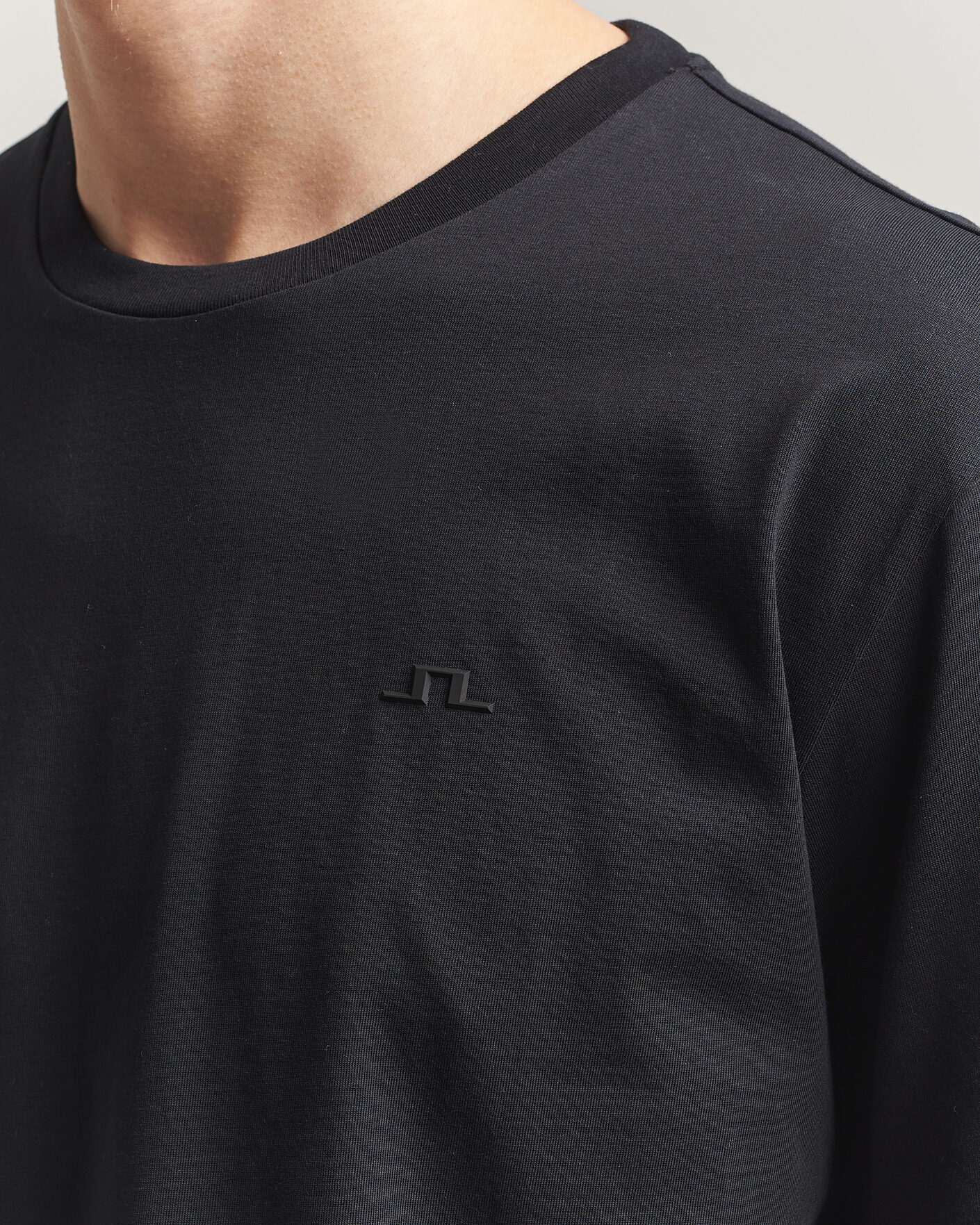 Men | T-Shirts | J.Lindeberg | Alpha T-Shirt Black