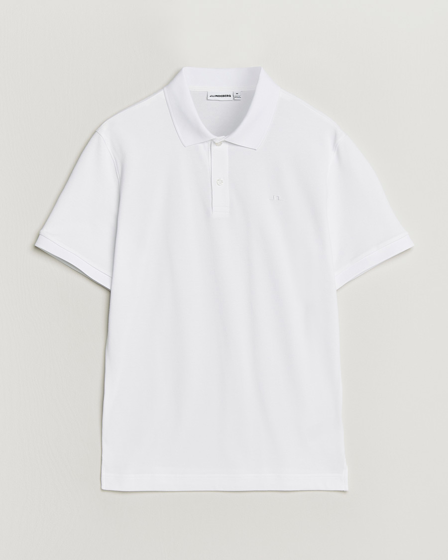 Men | Polo Shirts | J.Lindeberg | Verse Polo White