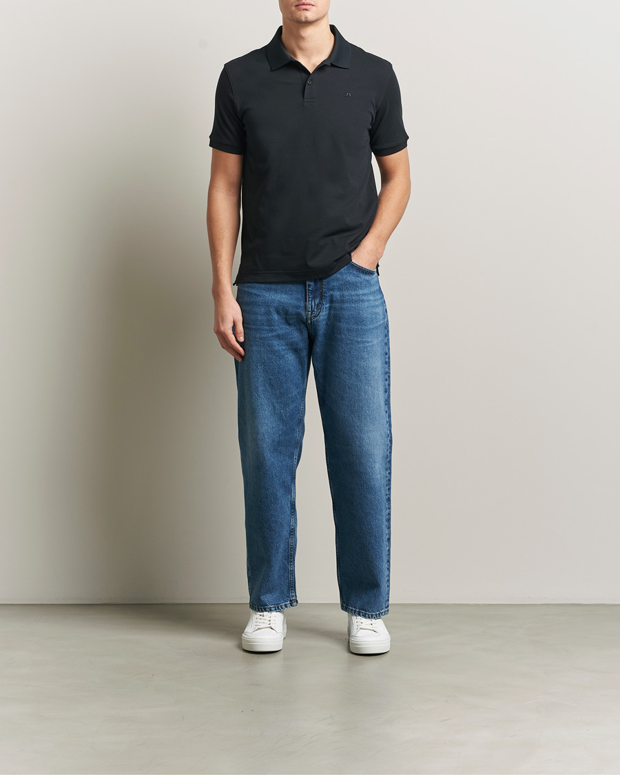 Men | Polo Shirts | J.Lindeberg | Verse Polo Black