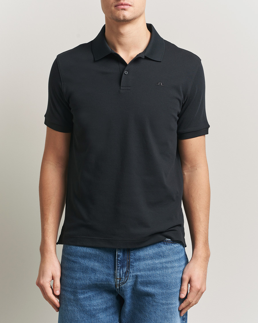 Men | Polo Shirts | J.Lindeberg | Verse Polo Black