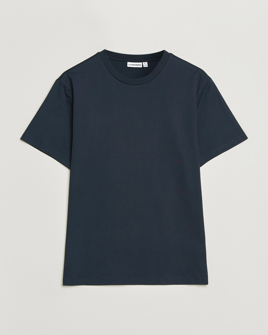 Men | T-Shirts | J.Lindeberg | Sid Basic T-Shirt JL Navy